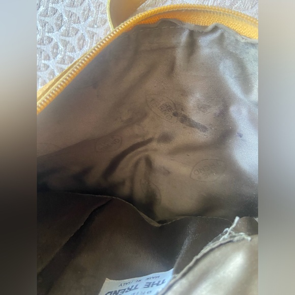 The Trend - Women’s Leather Crossbody Purse - Italian- yellow - Picture 9 of 9